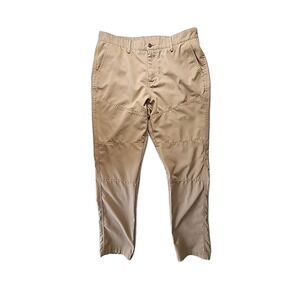 Manfinity Performance Men's Large Hybrid Pants Tan Pockets Traveler's Stretch